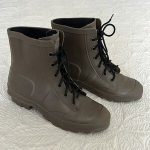Rubber Rain Boots Imported Light Brown Women’s 8.5/9